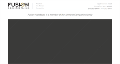 Desktop Screenshot of fusion-architects.com