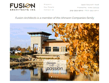 Tablet Screenshot of fusion-architects.com